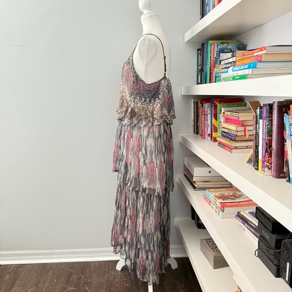 Meadow Rue Anthropologie Josie Tiered Dress sz 4 - Picture 7 of 15